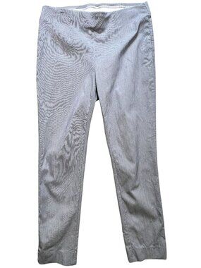 So Slimming By Chico's Women's Slim Ankle Pants Size 0 US S Blue White Pinstripe